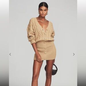 Retrofete Tan Mini Dress